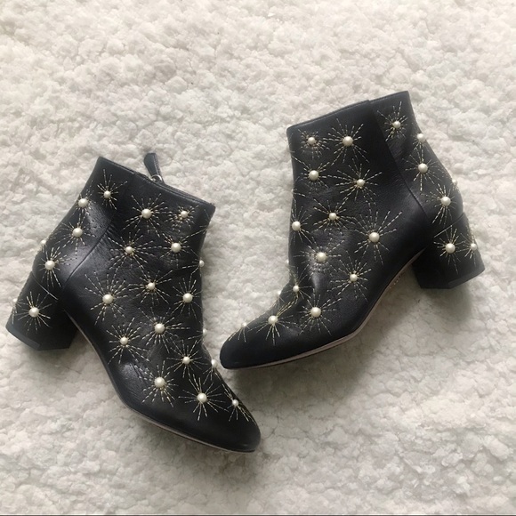Aquazzura Shoes - Cosmic Pearl Booties by Aquazurra
